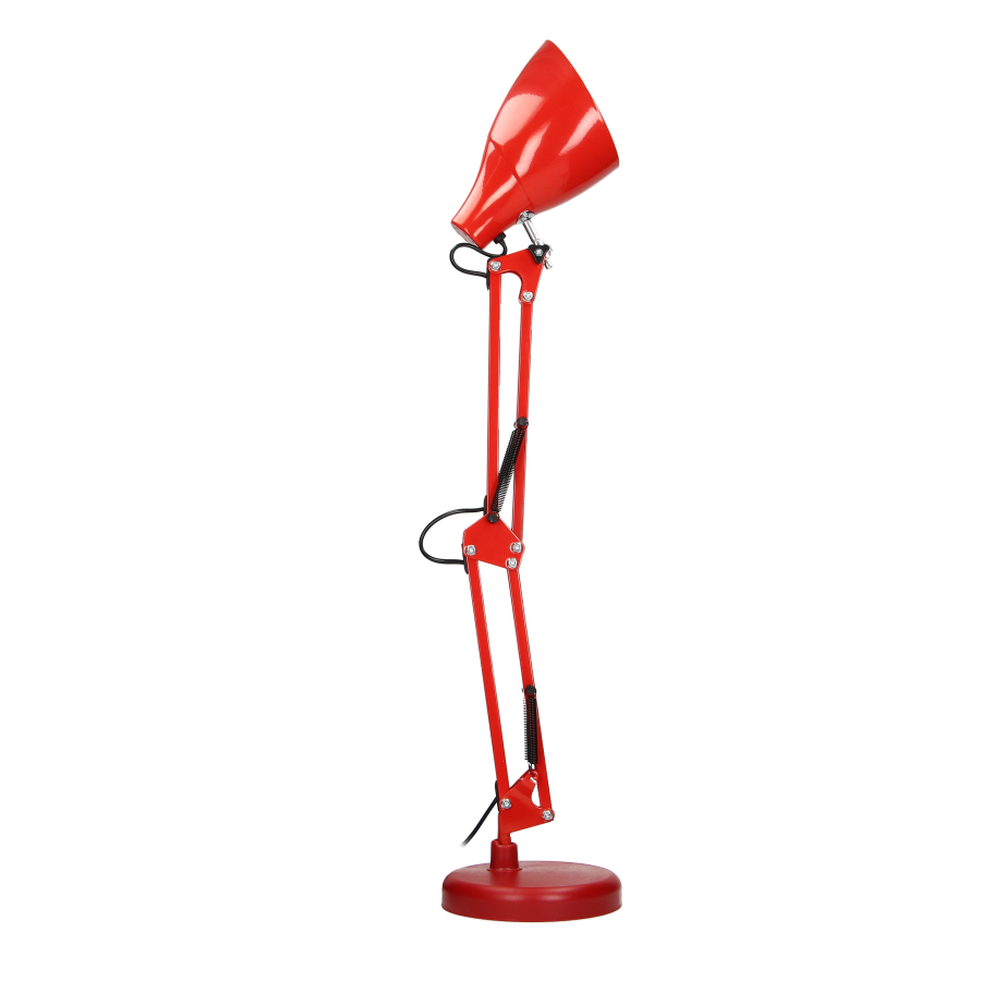 Desk lamp DIAN, 10W, steel fixture, red
